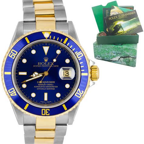 blue Rolex Submariner for sale